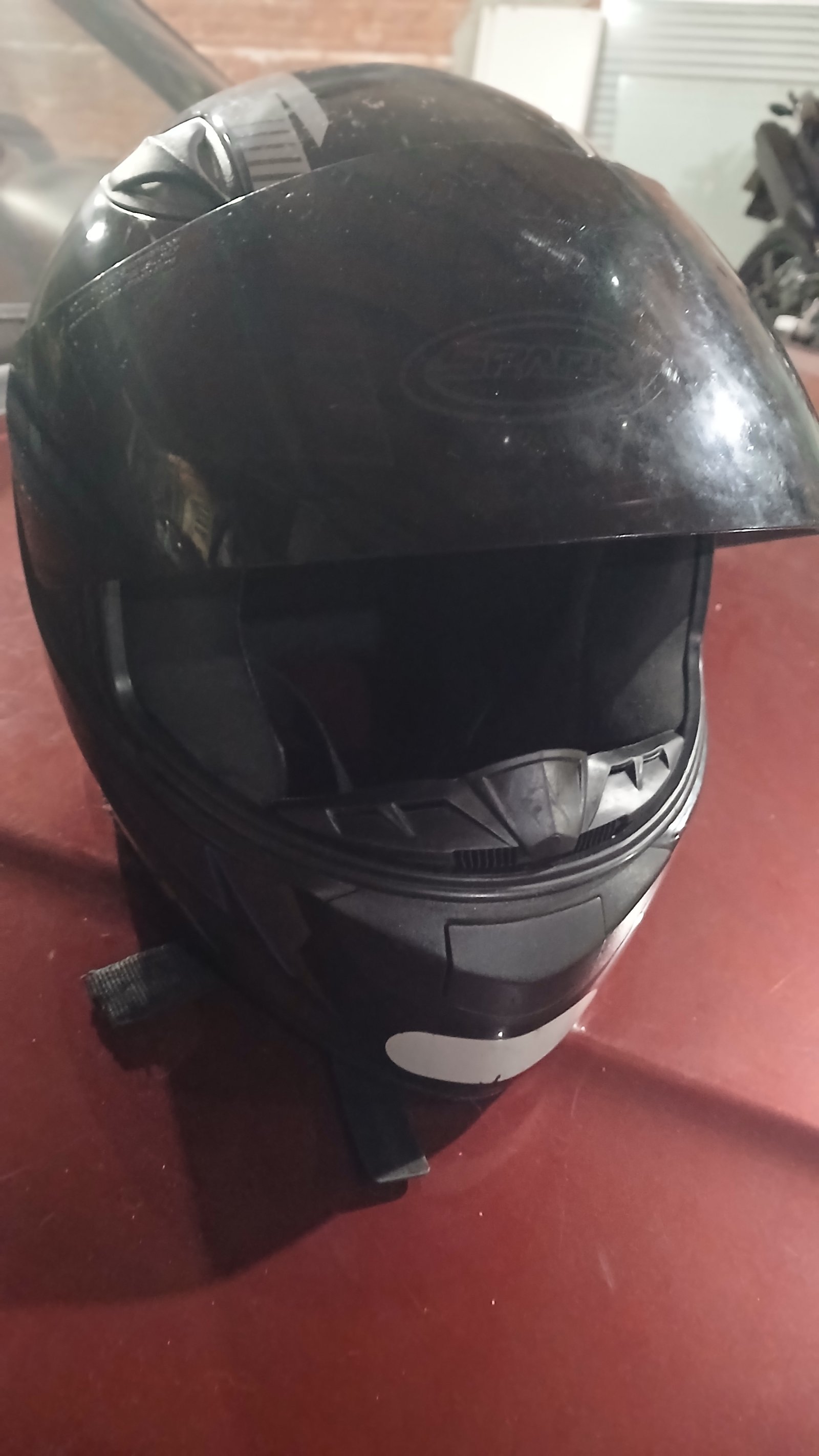 Foto do Capacete EBF New Spark Spot Azul tamanho 60 durante o uso